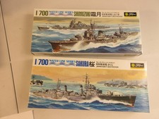 Fujimi Pair  Japanese WW2 Destroyer Sakura Simozuki  1/700   New in Open Box picture
