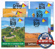 Notgrass Our Great Big World Curriculum Set Grades 1-4 Homeschool NEW picture