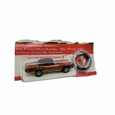 Original Hot Wheels Redline 1967 Custom Eldorado Orange Sealed RARE picture