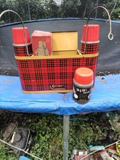 1950s vintage carsnac thermos and carrier picture