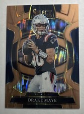 2025 Panini Select - Concourse Drake Maye #80 Copper Shock Prizm /899 picture