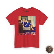 Parsing Bill T-Shirt, Bill Clinton Oil Painting Conspiracy Tee picture