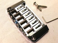 Brass Hardtail Hard Tail Fixed Guitar Bridge 2-1/16'' (52.4mm) String Spacing picture
