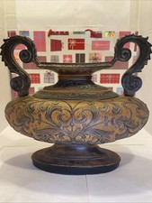 VTG 19th Century Paginated Double Handle Specter/Baluster Ewer/Urn Italian . 11” picture