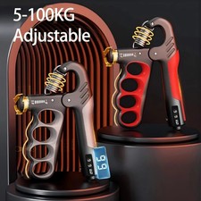 5-100kg Adjustable Hand Grip Strengthener - Forearm Exerciser with Rep Counter picture