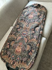 Vintage Showline Chicago Floral Tapestry Fold Over Garment Bag Made In The USA picture