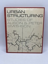 Urban Structuring Studies Of Alison & Peter Smithson 1967 hardcover architecture picture