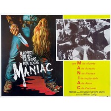MANIAC Original Lobby Card  - 11x14 in. - 1980 - William Lustig, Joe Spinell picture