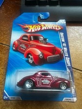 2010 Hot Wheels HW Hot Rods Custom '41 Willys Coupe #139 Red picture