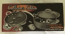NEW Calphalon Commercial Hard Anodized Three Piece Cookware Set In Box NICE picture