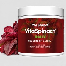 Nutrigardens VitaSpinach Red Spinach Extract 2.8 Ounce (Pack of 1), Red-brown picture