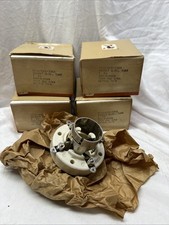 Lot Of 4 NIB Vintage E F Johnson 5985-666-3363 Tube Sockets Porcelain USA picture