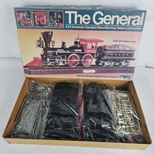 MPC The General 4-4-0 American Wood-Burning Steam Locomotive 1/25 Model Kit NOB picture
