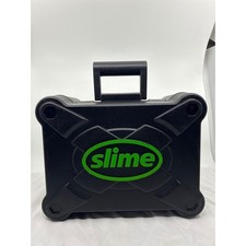 Slime Heavy Duty 2X Tire Inflator Dual Cylinder Air Compressor 40026 Black Green picture