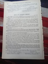 1889 Train Report BELLS GAP RAILROAD Bellwood Irvona Coalport Lloyd's Pennsylvan picture