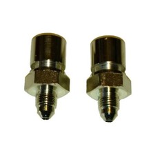 3an to 3/8-24  female inverted flare for 3/16 tubeing brake fitting (set of 2) picture
