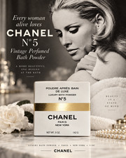 Rare Vintage CHANEL No. 5 Luxury Bath Powder Original Plastic Seal Intact picture