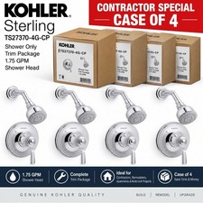 Kohler Sterling TS27370-4G-CP Shower Trim Package Chrome CONTRACTOR CASE OF 4 picture