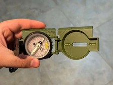 Cammenga 27 Military Phosphorescent Compass Green Aluminum Waterproof Hiking picture