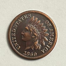 1869 Indian Head Cent, As Pictured picture