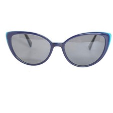 Catherine Malandrino CM-30 Blue Cat Eye Sunglasses 55 17 140 TEL HM 22320 picture
