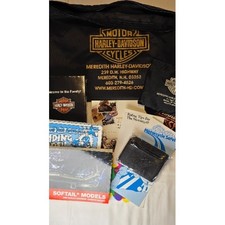 Vintage Harley Davidson Welcome Kit Softail Owners Manual DVD Bag Wallet Set picture