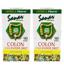 Sanar Naturals Colon Cleanser 2002 90 Capsules Each Lot of 2 picture