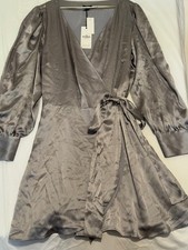 NWT Ann Taylor Silk Studio 100% silk Collection Wrap Dress (Size 18) picture