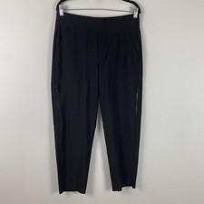 Athleta Brooklyn Ankle Utility Pant Womens 10 Black Athleisure Casual Travel picture