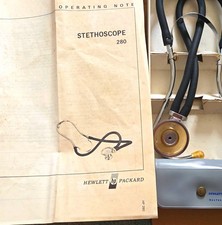 The Original vintage Hewlett Packard 280 Stethoscope Single Head Diaphragm  picture