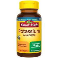 Nature Made Potassium Gluconate 550 mg, 100 Count (Pack of 1), A picture