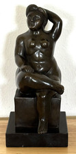 VINTAGE RARE KAREN VOBISOVA NUDE WOMAN BRASS 10.5