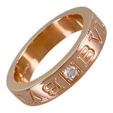 BVLGARI B.zero1 Essential Band Rose gold Diamond US#4-4.5 EU#47-48 Ring picture