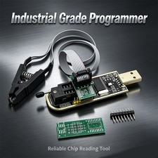 CH341A 24 25 Series EEPROM Flash BIOS USB Programmer Module w/ SOP Clip Adapter picture