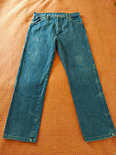 Wrangler Cowboy Cut 13MWZ Men’s Blue Medium Wash Denim Straight Jeans 32x30 picture