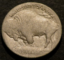 1913 D Type 1 T1 Buffalo Nickel Semi-Key Date Holo-Restored Five 5c Coin D954 picture