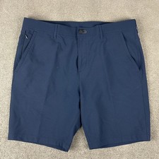 Public Rec Shorts Mens Size 34 Navy Blue Stretch 8