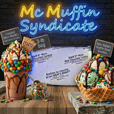 Mini M&M's ~ Milk Chocolate ~ 3 lb Bulk Bag ~ Perfect For Baking or Ice Cream 🍦 picture