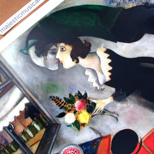 ORIGINAL MARC CHAGALL LARGE EXHIBITION POSTER picture