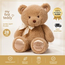GUND My First Teddy Bear Baby Brown Plush Toy Ultra Soft 28CM NEW Sealed USA  picture