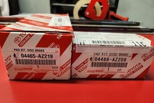 2011-2016 Sienna Front & Rear Genuine OEM Brake Pad Set 04465-AZ319 04466-AZ309 picture