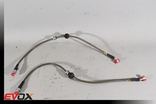 HEL S/STEEL BRAIDED FRONT BRAKE LINES HOSES PIPES FOR MITSUBISHI LANCER EVO 78 picture