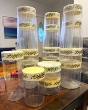 Vintage PYREX 70’s Spice of Life rare canister set 12pc picture