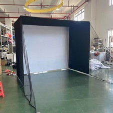 10x8FT Golf Simulator Enclosure Perfect Hitting Training Tent with HD Screen picture