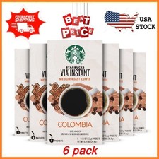 6 pack Starbucks VIA Instant Single-Origin Colombia Instant Coffee Medium Roast picture