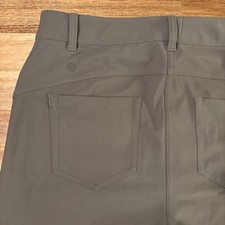 Lululemon City Sleek Slim-Fit HR Pants Olive Green Size 31 picture
