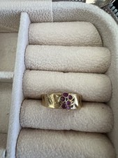 Estate 21k solid gold ring 2.1 grams size 7 picture