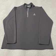 Norsk Hydro Shirt Men XL Gray Sport Tek 1/4 Zip Long Sleeve Golf Employee Office picture