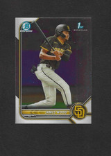 2022 Bowman James Wood Chrome BCP-108 - San Diego Padres picture