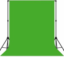 Green Screen Backdrop, 5 X 7Ft Greenscreen Background for Photoshoot, Small Gr picture